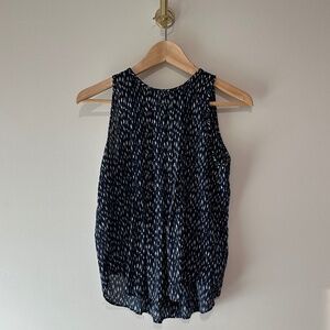 Ann Taylor Factory Ikat Print Shell